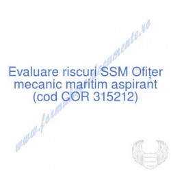 Ofiţer mecanic maritim...