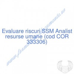 Analist resurse umane (cod...