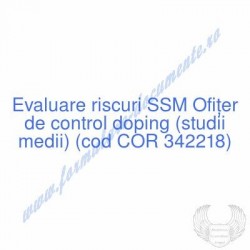 Ofiţer de control doping...