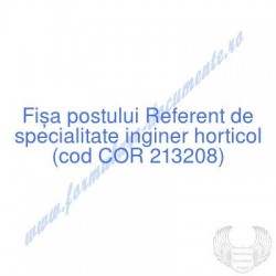 Referent de specialitate...