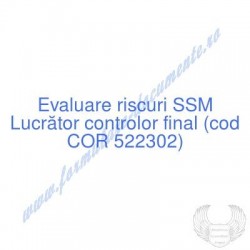 Lucrător controlor final...